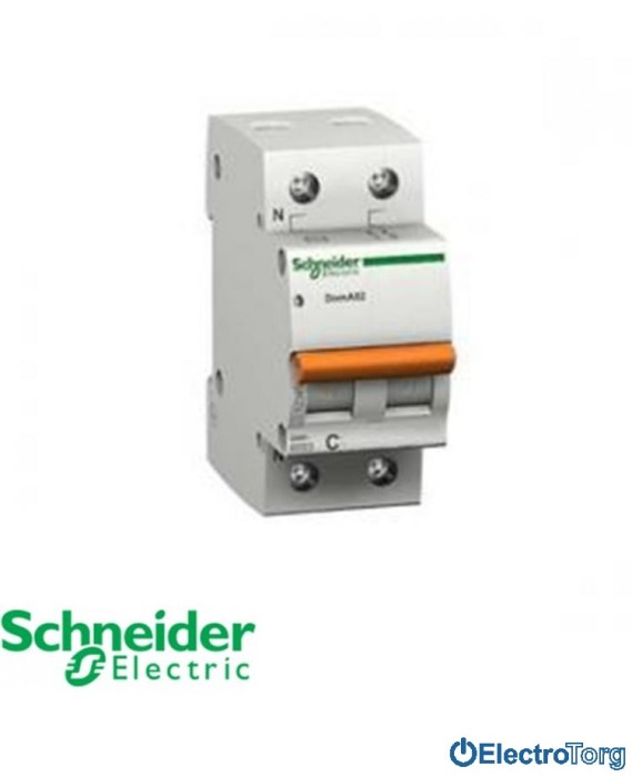 купить купить Автоматический выключатель ВА63 1P+N 25A C Домовой (Domae) Schneider Electric (Шнайдер Электрик)  