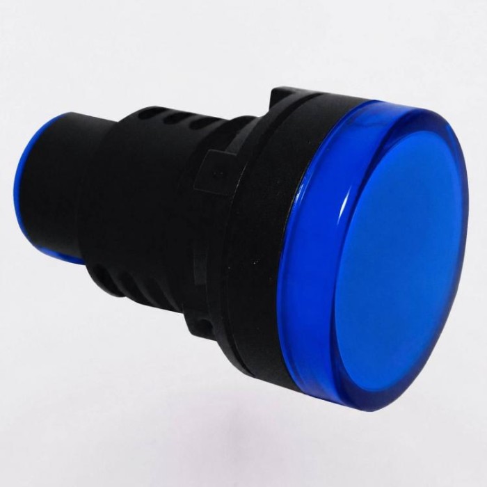 Світлодіодний індикатор AD30-30DS 230v АC/DC, блакитний TAKEL