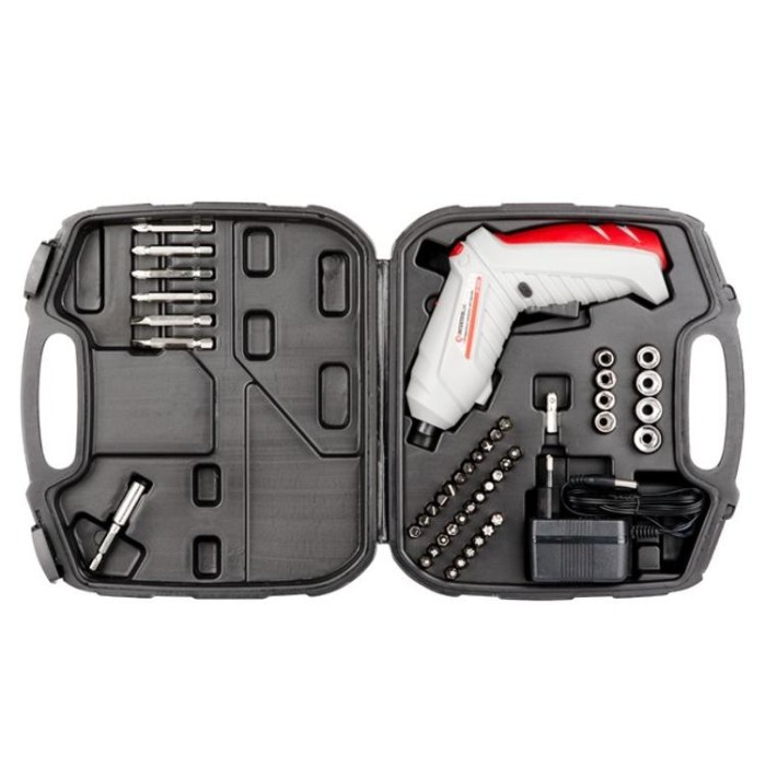 купить купить Отвертка аккумуляторная 3.6 В в кейсе INTERTOOL DT-0302  
