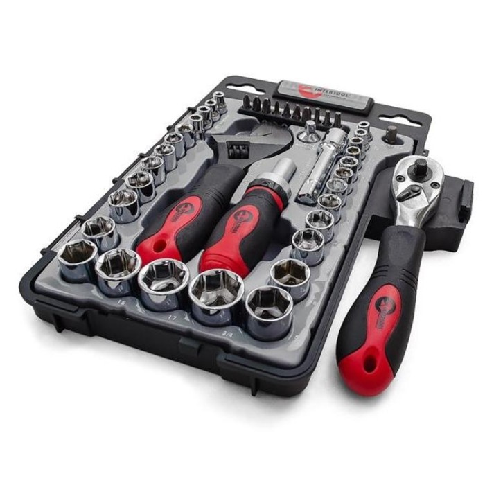 купить купить Набор инструмента 43 ед., 3/8&quot;&amp;1/4&quot;, Cr-V INTERTOOL ET-6003  