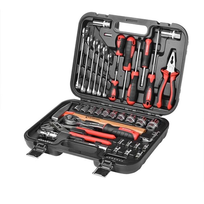 купить купить Набор инструментов 1/2&quot;&amp;1/4&quot;, 56ед., Cr-V STORM INTERTOOL ET-8056  