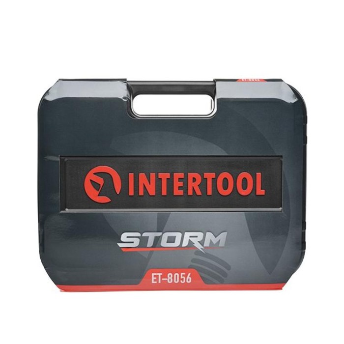 купить купить Набор инструментов 1/2&quot;&amp;1/4&quot;, 56ед., Cr-V STORM INTERTOOL ET-8056  