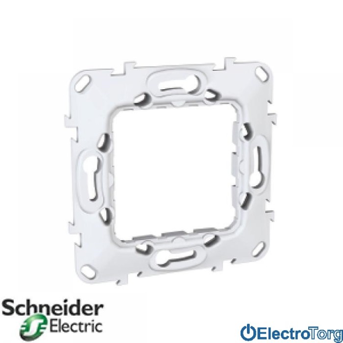 Суппорт пластиковый 2-модульный для механизмов Unica Schneider