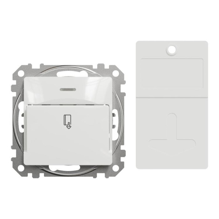 Картковий вимикач 10А, білий, Sedna Design&amp;amp;Elements Schneider Electric