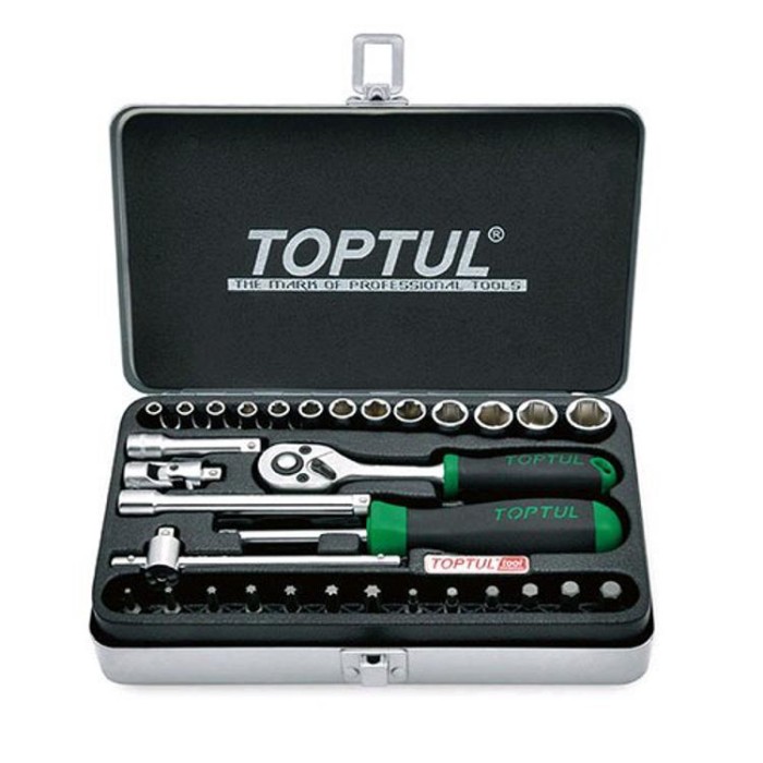 купить купить Набор инструментов для автомобиля TOPTUL 1/4&quot; 32ед. GCAD3204  