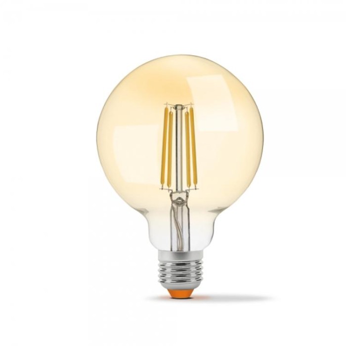 купить купить LED лампа Filament G95FAD 7W E27 2200K диммерная бронза VIDEX  
