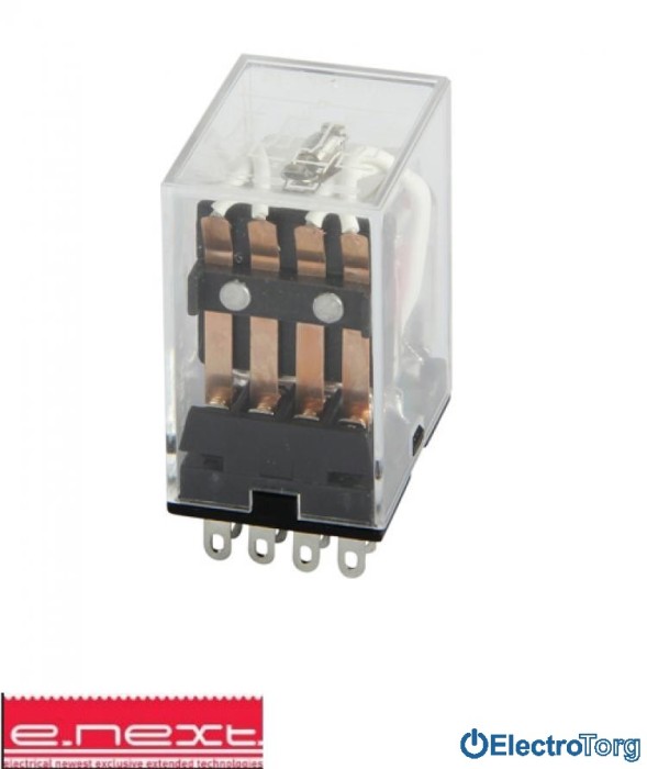 купить купить Реле промежуточное e.control.p346, 3А, 230В АC, на 4 группы контактов, катушка E.NEXT(Енекст)  
