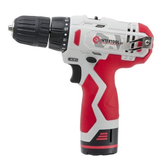 купить купить Дрель-шуруповерт аккумуляторная Li-Ion 12В INTERTOOL DT-0310  