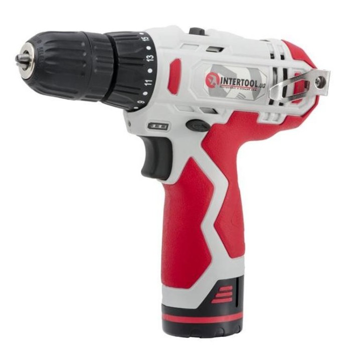 купить купить Дрель-шуруповерт аккумуляторная Li-Ion 12В INTERTOOL DT-0310  