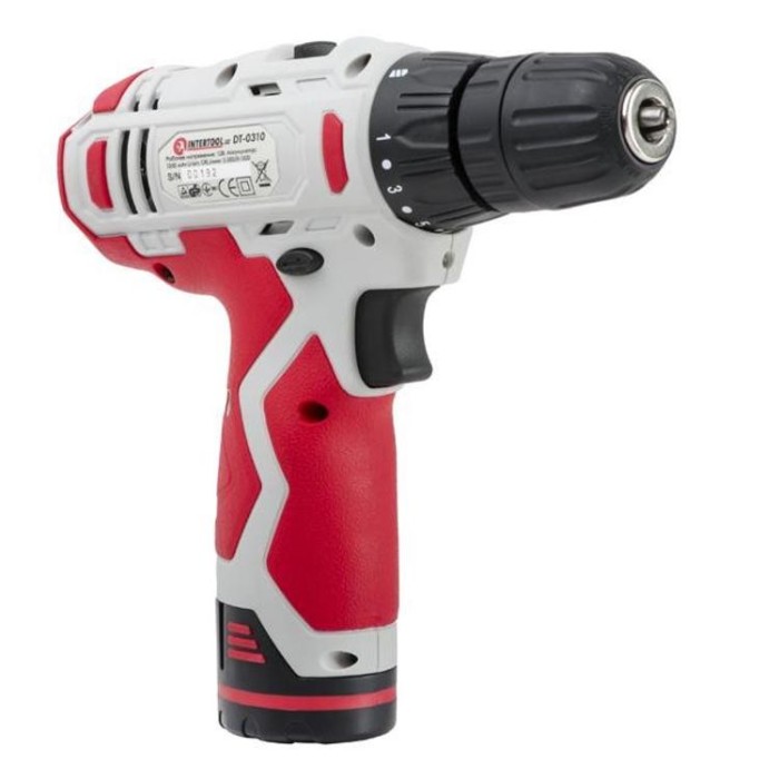купить купить Дрель-шуруповерт аккумуляторная Li-Ion 12В INTERTOOL DT-0310  