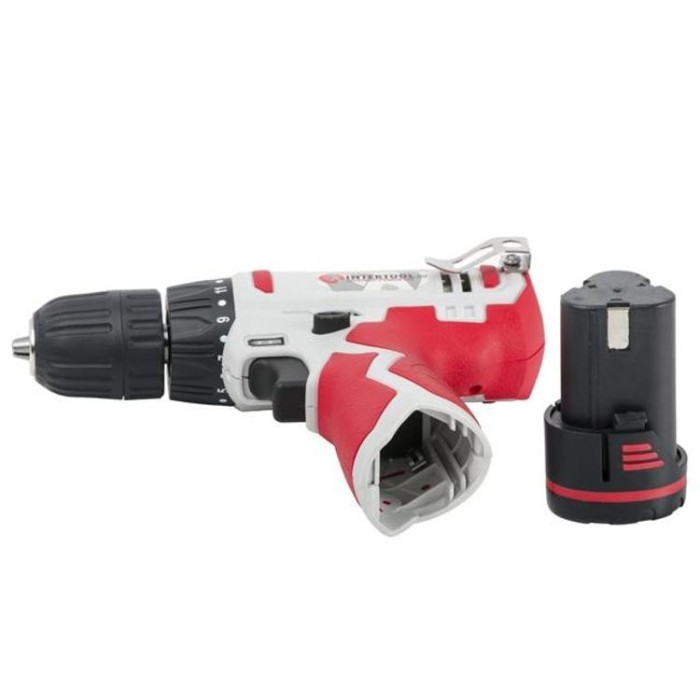 купить купить Дрель-шуруповерт аккумуляторная Li-Ion 12В INTERTOOL DT-0310  