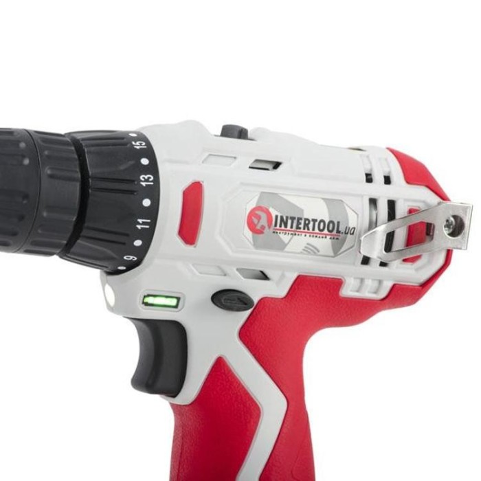купить купить Дрель-шуруповерт аккумуляторная Li-Ion 12В INTERTOOL DT-0310  