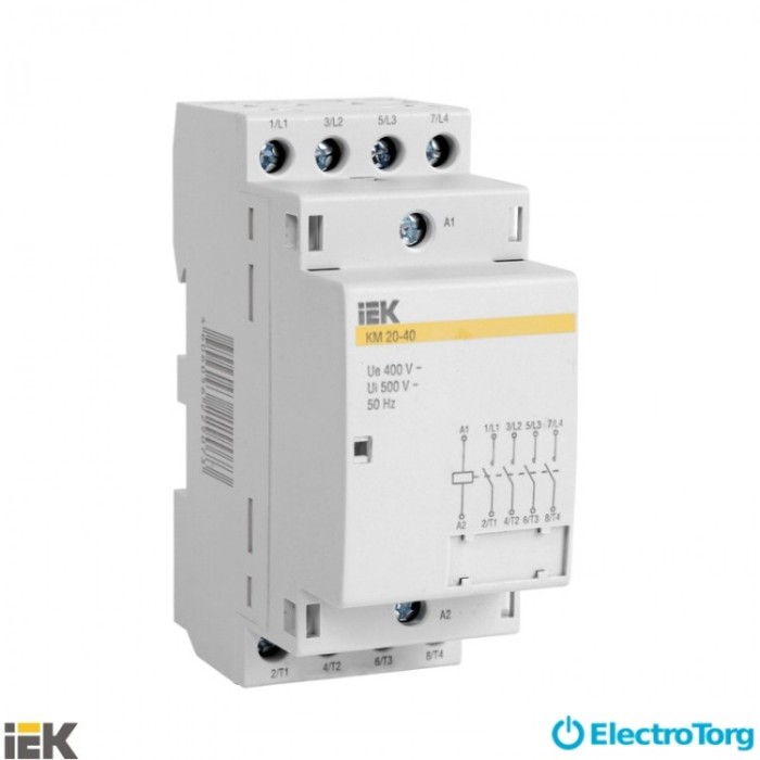 купить купить Контактор модульный КМ20-40 AC ИЭК (IEK)  