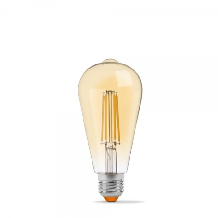 купить купить LED лампа Filament ST64FAD 6W E27 2200K диммерная бронза VIDEX  