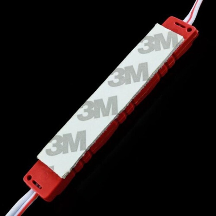 купить купить Светодиодный модуль BRT M2 5630-3 led R 1,2W, 12В, IP65 красный закрытый с линзой  