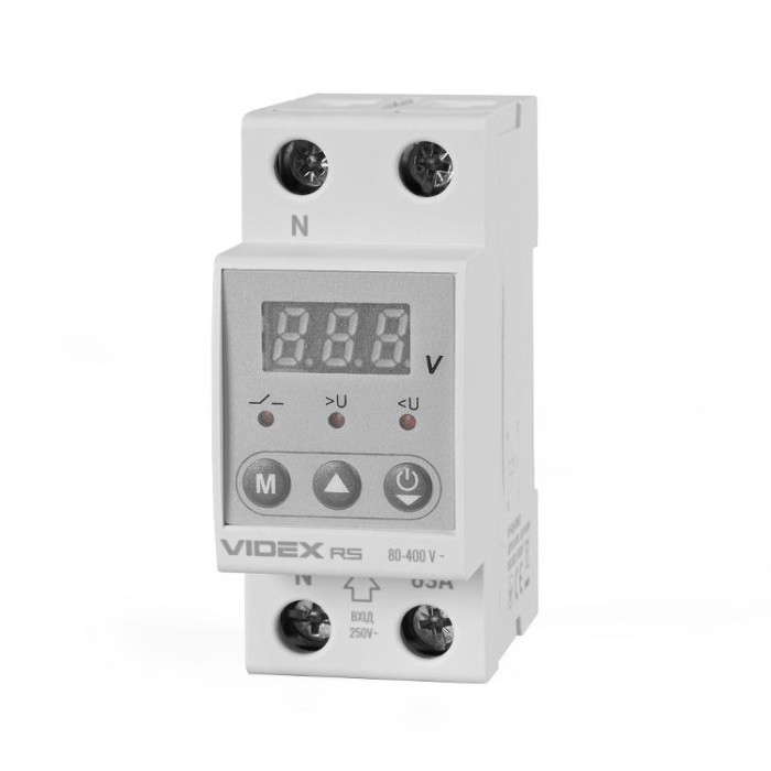 купить купить Реле контролю напруги VIDEX RESIST 145-300В 63А  