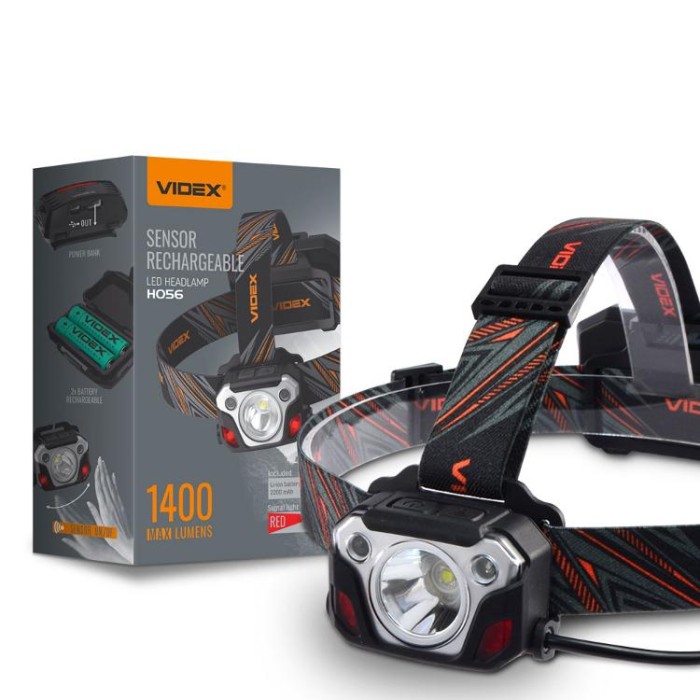 купить купить Налобний світлодіодний ліхтарик VIDEX VLF-H056 1400Lm 6500K  