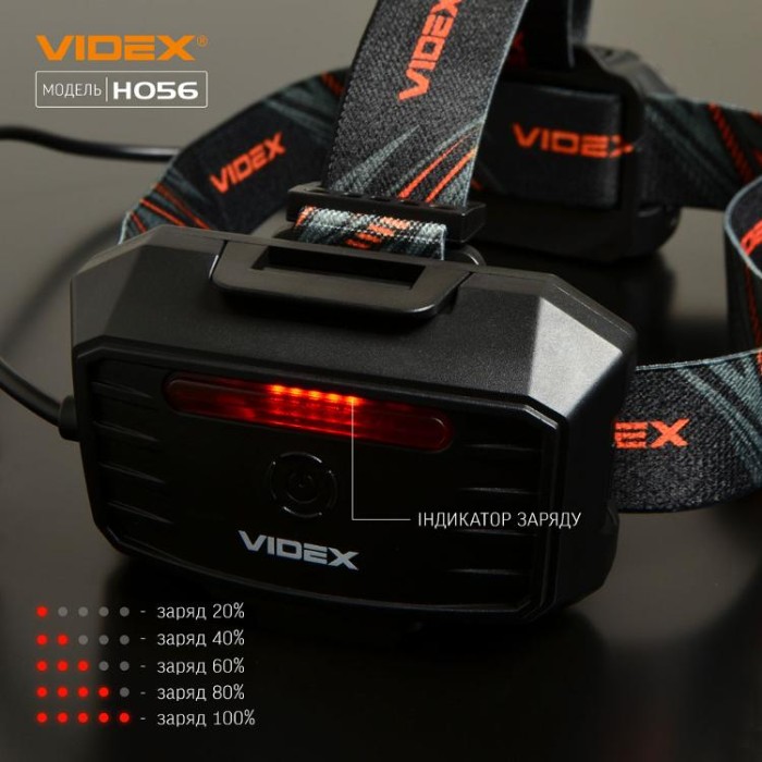купить купить Налобний світлодіодний ліхтарик VIDEX VLF-H056 1400Lm 6500K  