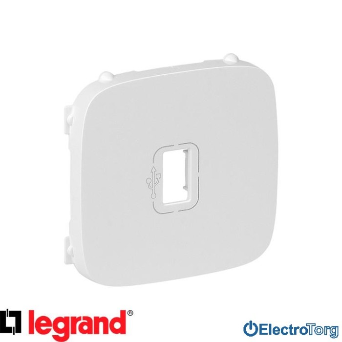 купить купить Лицевая панель USB розетки белая Valena ALLURE Legrand  