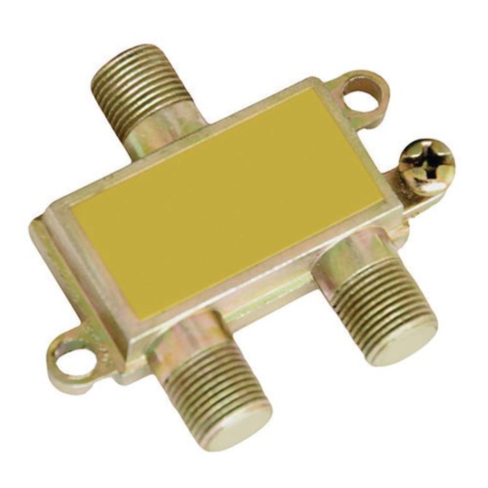 Розгалужувач-спліттер ТV сигналу на  2 відводи