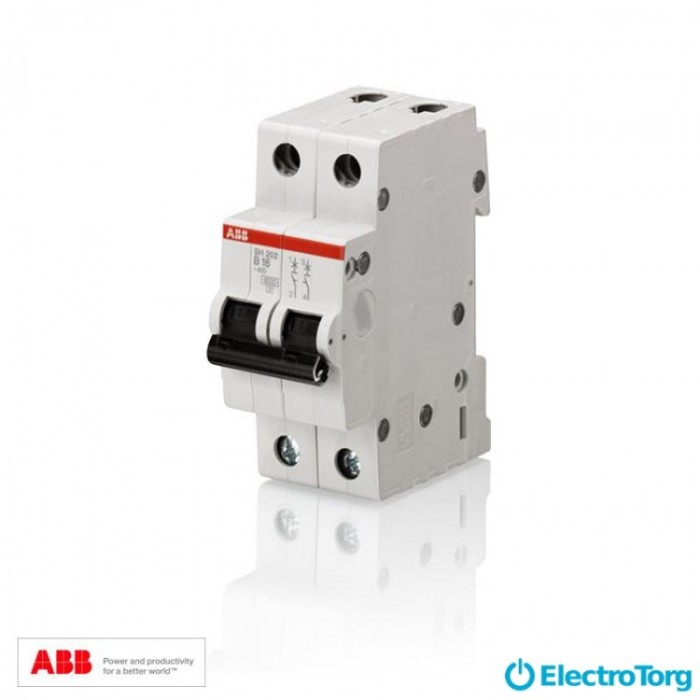 купить купить Автоматический выключатель SH 202-B6/2полюса 6А ABB  