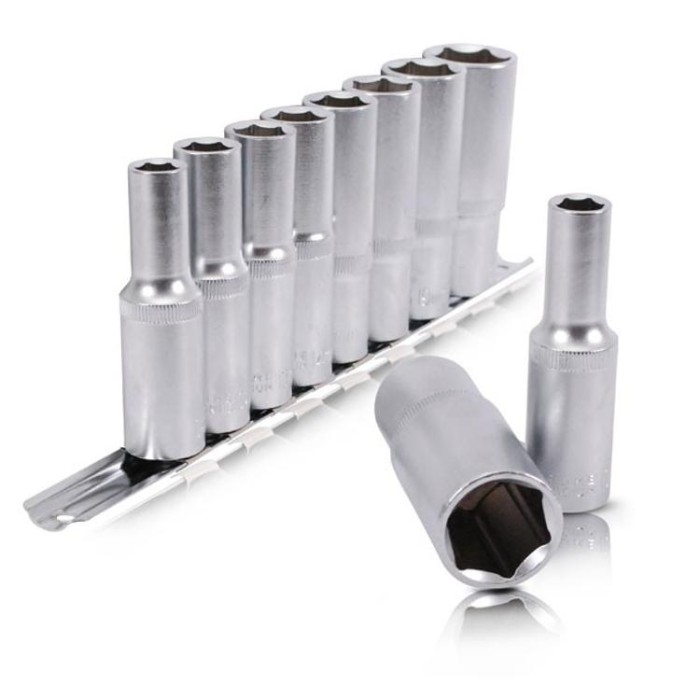 купить купить Набор удлиненных головок на планке 10-22, 1/2&quot;, 8 ед. INTERTOOL ET-6009  