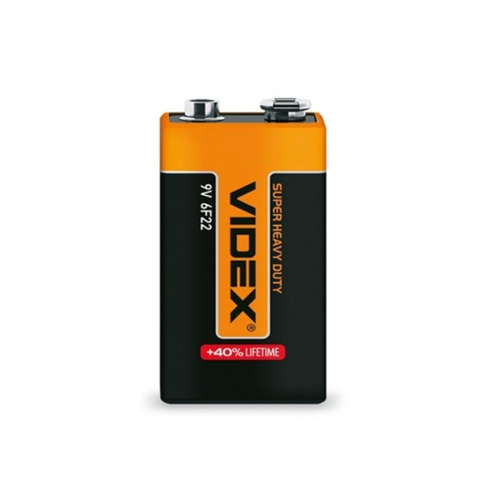 купить купить Батарейка сольова Videx 6F22/9V (Крона) 1шт SHRINK  