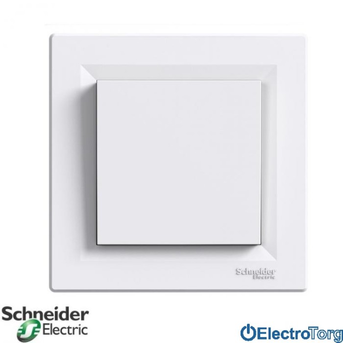 Заглушка белая Asfora Schneider Electric (Шнайдер Электрик)