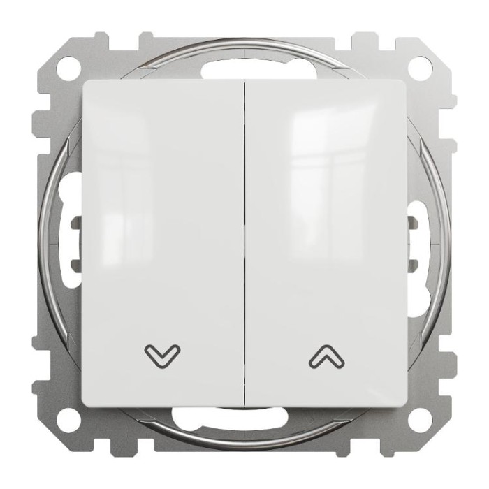 Кнопковий вимикач для жалюзі Sedna Design, білий Schneider Electric