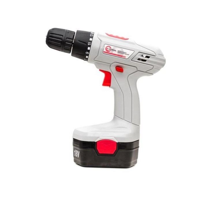 купить купить Дрель-шуруповерт аккумуляторная NiCd 18В INTERTOOL DT-0312  