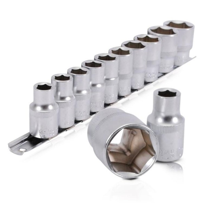 купить купить Набор головок на планке 10-24, 1/2&quot;, 10 ед. INTERTOOL ET-6011  