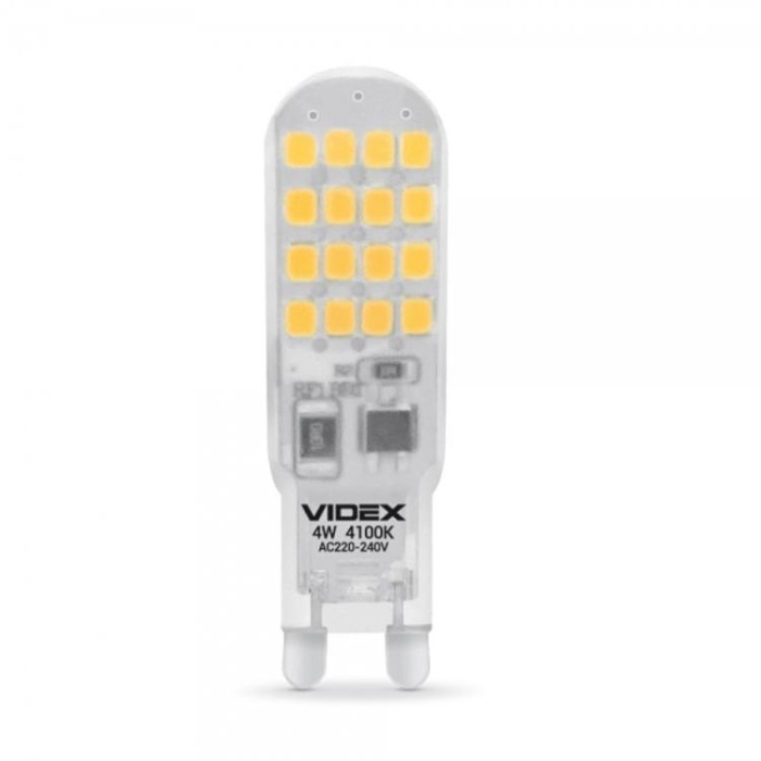 купить купить LED лампа G9S 4W G9 4100K Силикон VIDEX  