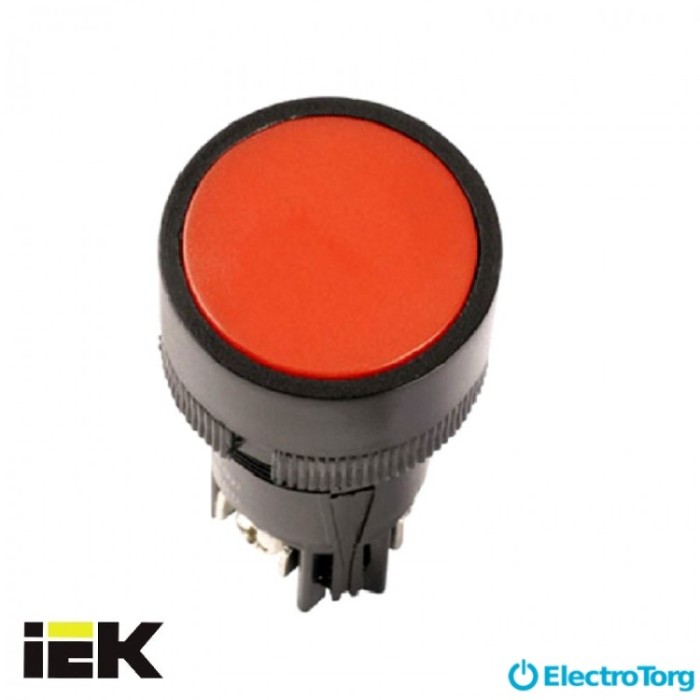 купить купить Кнопка SВ-7 "Стоп" красная 1р d22мм/240B ИЭК(IEK)  
