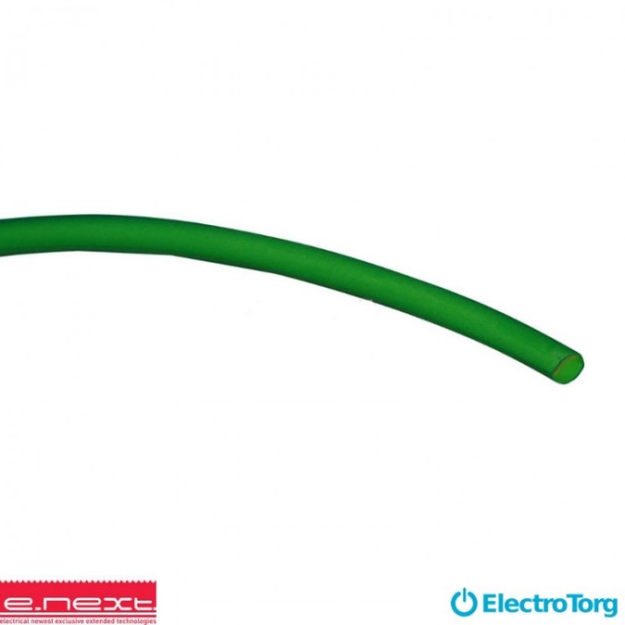купить купить Термоусаживаемая трубка e.termo.stand.1.0,5.green, 1/0,5, 1м, зеленая E-next  