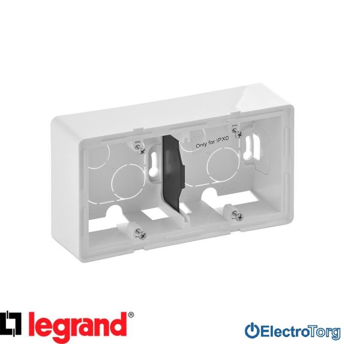 купить купить Коробка двойная для накладного монтажа белая Valena LIFE Legrand  