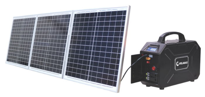 Портативна зарядна станція VELMAX V-PPS-200 200W, акумулятор свинцово кислотний Lead-acid30Ah