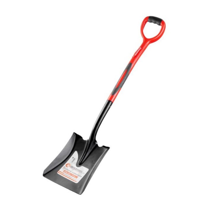 купить купить Лопата совковая, ручка из фибергласса, 238х282х1050 мм INTERTOOL FT-2014  