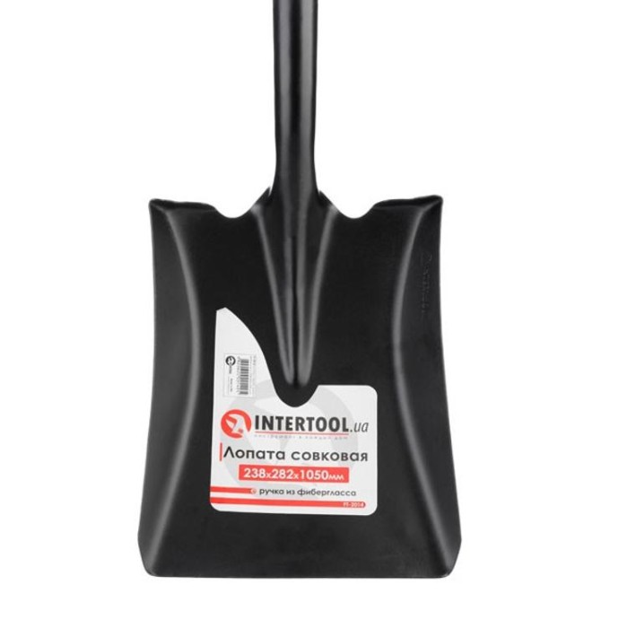 купить купить Лопата совковая, ручка из фибергласса, 238х282х1050 мм INTERTOOL FT-2014  