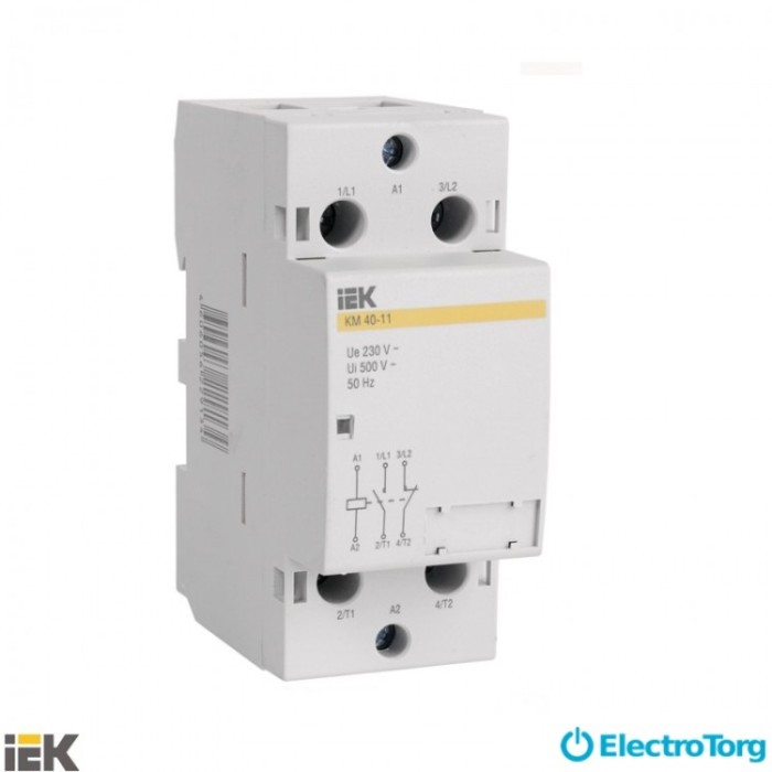 купить купить Контактор модульный КМ40-11 AC ИЭК (IEK)  