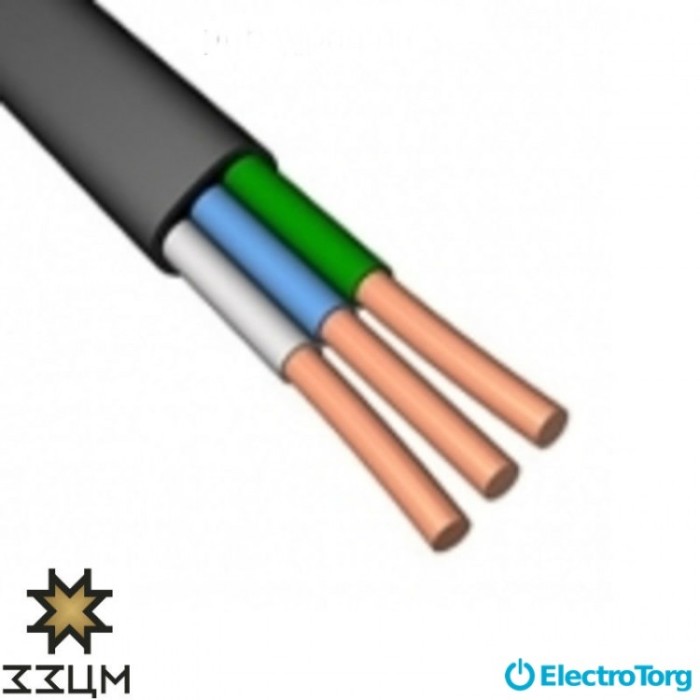 купить купить Провод ВВГ-П (0.66) 3х4 ЗЗЦМ Electro Cable Group (ECG)  