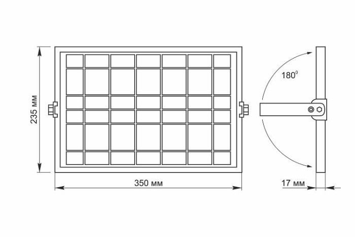 купить купить LED прожектор автономний VIDEX 1000LM 5000K 3.2V  