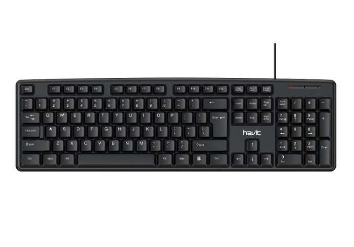 купить купить Дротова клавіатура HAVIT HV-KB271 USB Black  