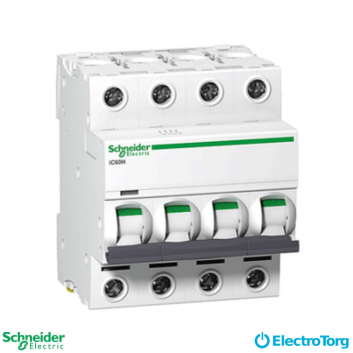 купить купить Автоматический выключатель iC60N 4P 20A D Schneider Electric