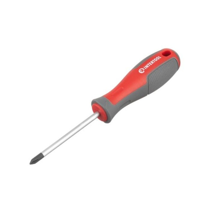 купить купить Отвертка крестовая PH1*75 мм, CR-V INTERTOOL VT-3315  