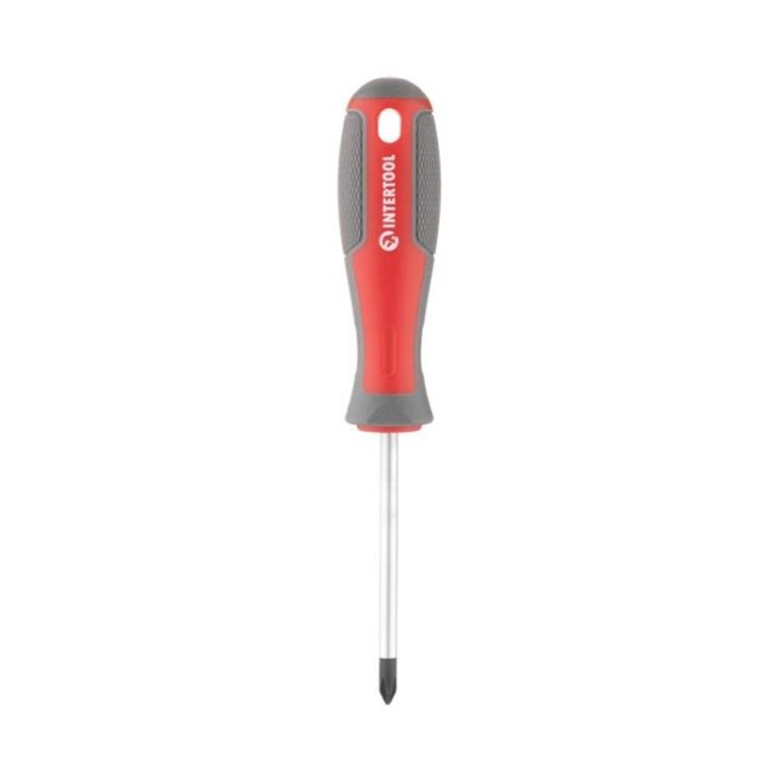 купить купить Отвертка крестовая PH1*75 мм, CR-V INTERTOOL VT-3315  