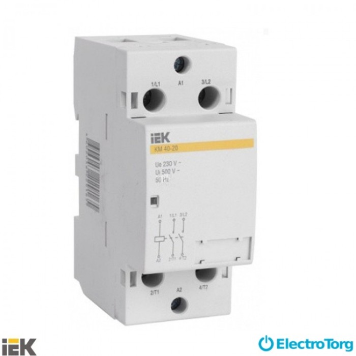 купить купить Контактор модульный КМ40-20 AC ИЭК (IEK)  