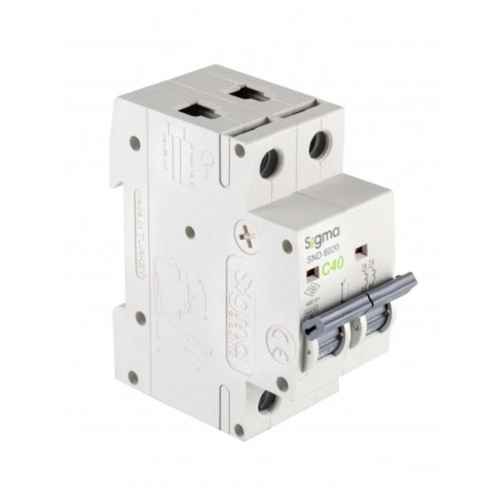 купить купить Автоматичний вимикач SIGMA 6кА, 2Р, 40А&quot;С&quot;(6SM240C)  