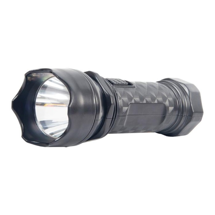 купить купить LED фонарь ручной аккумуляторный LEBRON L-HL-12, ABS, черный, 1W, 250mAh  