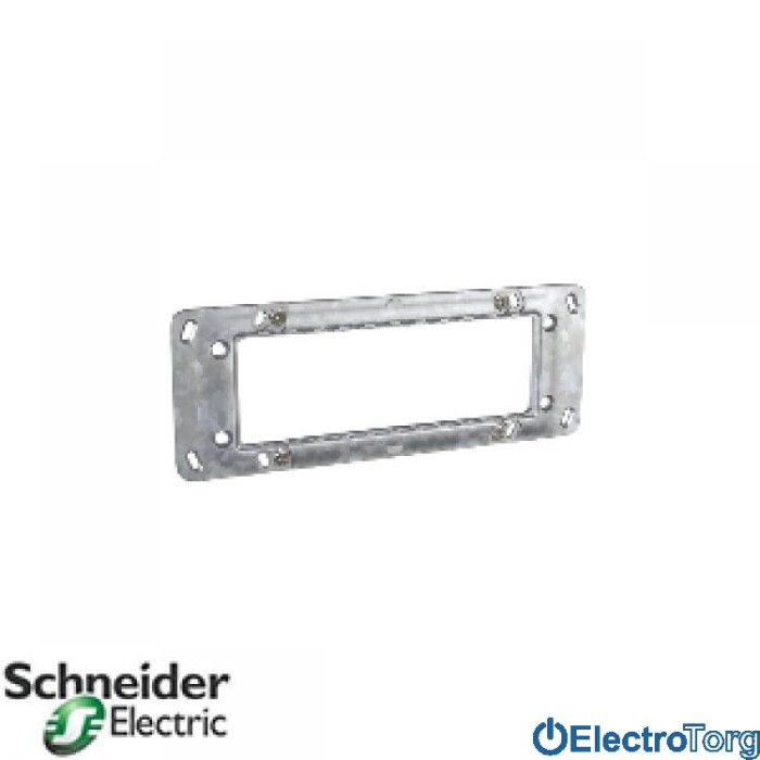 Суппорт металлический 6-модульный для механизмов Unica Schneider