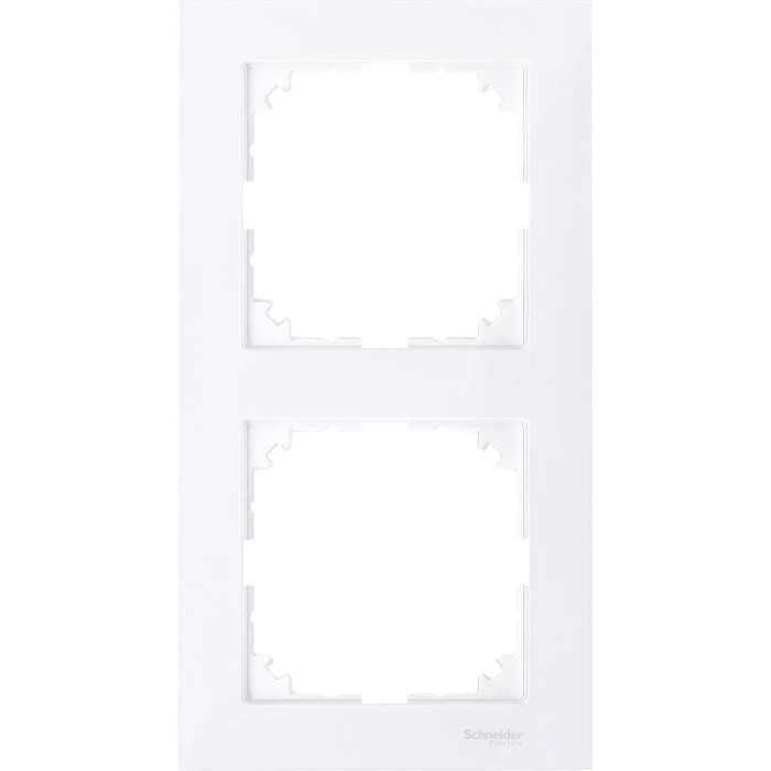 купить купить Рамка 2-м белый M-PURE Schneider Electric (Шнайдер Электрик)  